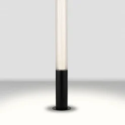 Lampioni Da Giardino-Selezionato da Mazzolaluce Lampione nero moderno ip65 tubolare led 25w per giardino