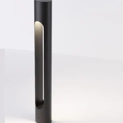 Lampioni Da Giardino-Selezionato da Mazzolaluce Lampione nero moderno led 10w 3000k per giardino
