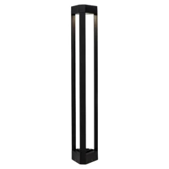 Lampioni Da Giardino-Selezionato da Mazzolaluce Lampione nero moderno per esterno da giardino led 9w 3000k