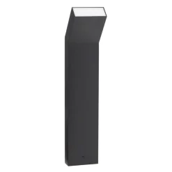 Lampioni Da Giardino-Selezionato da Mazzolaluce Lampione nero per giardini led 3000k basso moderno