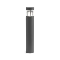 Lampioni Da Giardino-Selezionato da Mazzolaluce Lampione paletto antracite da giardino led 15w 3000k moderno