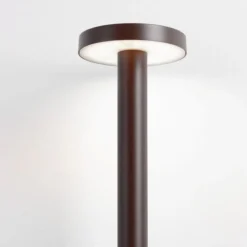 Lampioni Da Giardino-Selezionato da Mazzolaluce Lampione per giardini moderni led 5w 3000k corten