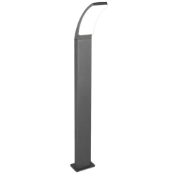 Lampioni Da Giardino-Selezionato da Mazzolaluce Lampione per giardino esterno led 12,5w grigio antracite