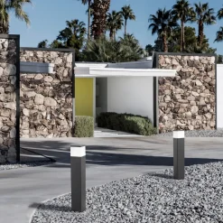 Lampioni Da Giardino-Selezionato da Mazzolaluce Lampione per giardino h80 cm moderno a rettangolo