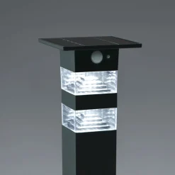 Lampioni Da Giardino-Vivida International Lampione solare da giardino led 3w 6000k nero vivida