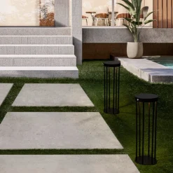 Lampioni Da Giardino-Selezionato da Mazzolaluce Lampione solare da giardino per esterno nero design moderno