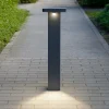 Lampioni Da Giardino-Selezionato da Mazzolaluce Lampione solare grigio da giardino led 4000k design moderno