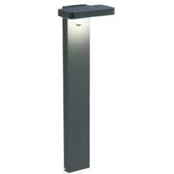 Lampioni Da Giardino-Selezionato da Mazzolaluce Lampione solare grigio da giardino led 4000k design moderno