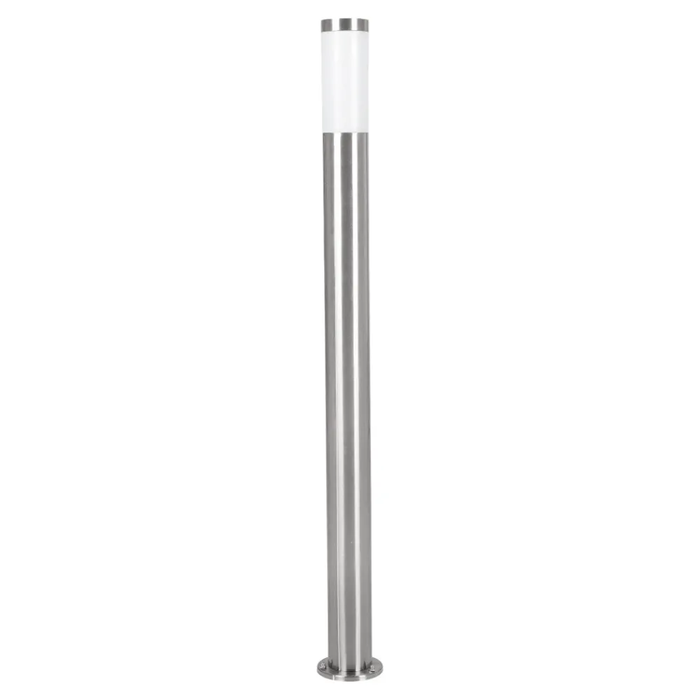 Lampioni Da Giardino-Eglo Lampione tubolare da giardino acciaio inox helsinki