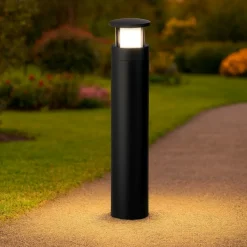 Lampioni Da Giardino-Selezionato da Mazzolaluce Lampione tubolare moderno led 6w 3000k per giardino
