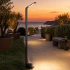 Lampioni Da Giardino-Selezionato da Mazzolaluce Lampionne da giardino nero 80cm led 6w 3000k design moderno
