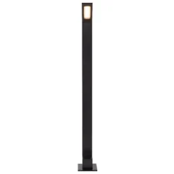 Lampioni Da Giardino-Selezionato da Mazzolaluce Lampionne da giardino nero 80cm led 6w 3000k design moderno