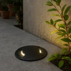 Faretti Da Esterno-Ideal Lux Landing faretto per esterno da incasso nero
