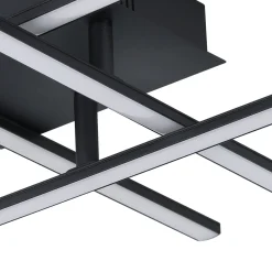 Plafoniere Moderne-Eglo Lasana plafoniera per camera da letto moderna led 21w 3000k