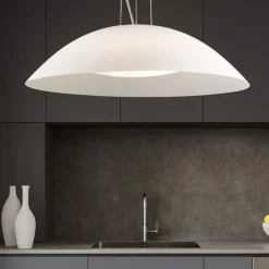 Lampadari Cucina-Ideal Lux Lena sp3 d74 lampadario per cucina bianco