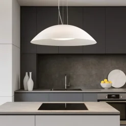 Lampadari Cucina-Ideal Lux Lena sp3 d74 lampadario per cucina bianco
