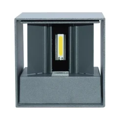 Applique Da Esterno-Life Electronics Life applique cubo led 20w 3000k 4000k 5000k antracite per esterno