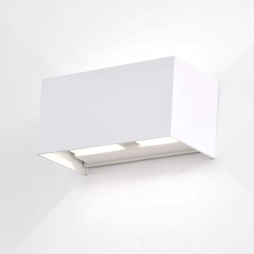 Applique Da Esterno-Linea Light Life applique da esterno bianco rettangolare 20w 3000k 4000k 5000k