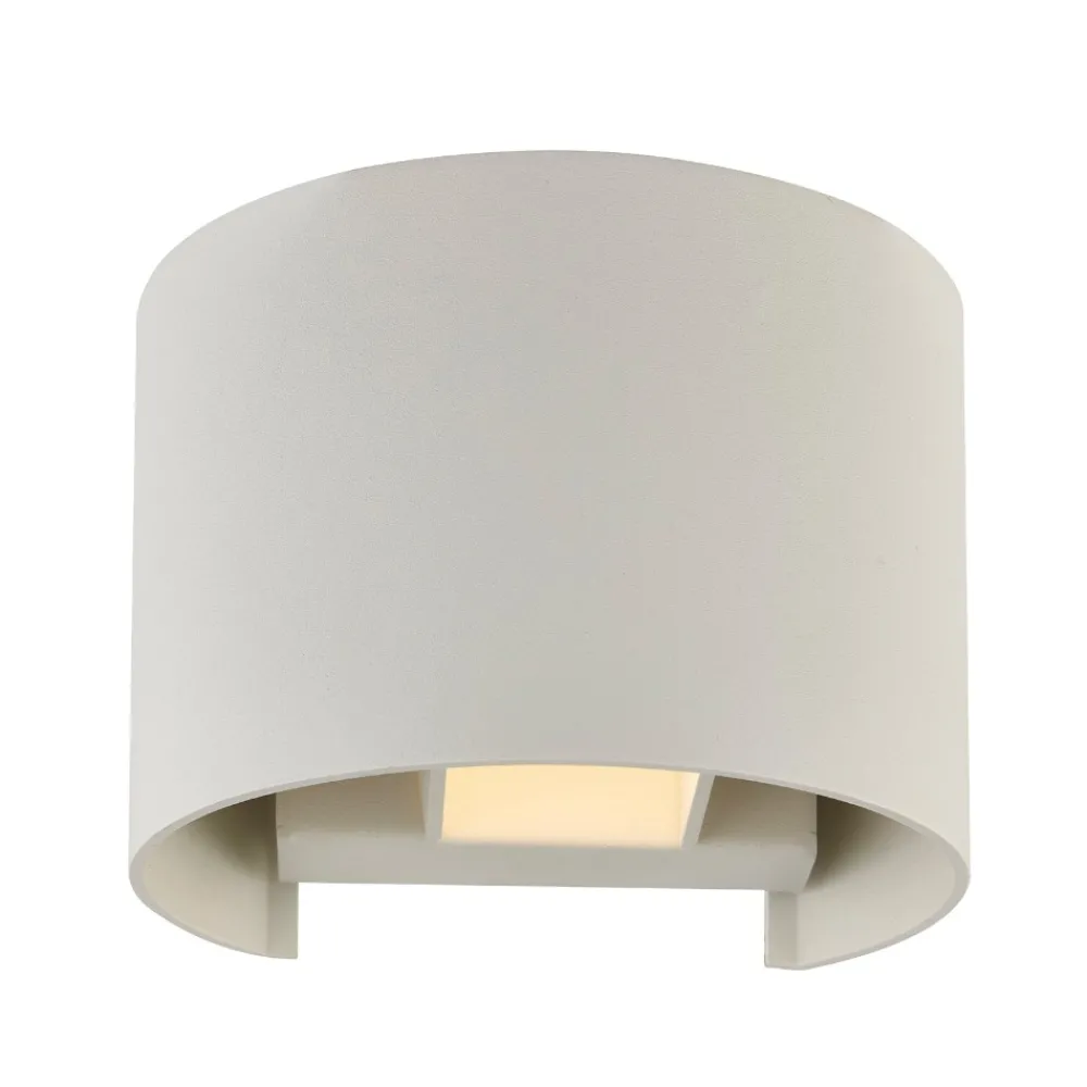 Applique Da Esterno-Selezionato da Mazzolaluce Life applique da esterno rotonda led 7w 3000k bianco moderno