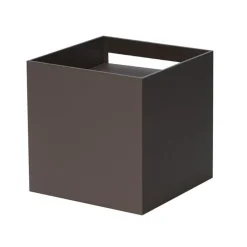 Applique Da Esterno-Life Electronics Life applique per esterni cubo marrone led 20w 3000k 4000k 5000k