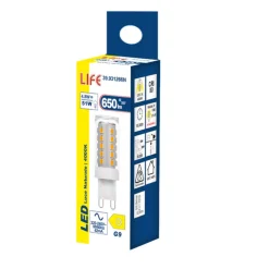 Lampadine Led-Life Electronics Life lampada led g9 4.8w 4000k lm650 cri80 ottica 300