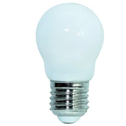 Lampadine Led-Life Electronics Life lampadina e27 led 6,5w 4000k 806lm mini sfera bianca vetro milky