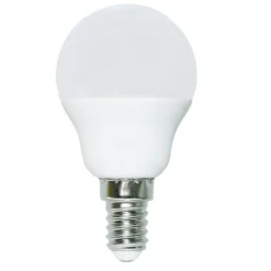 Lampadine Led-Life Electronics Life lampadina e14 led 4w 3000k minisfera 470 lumen ottica 270