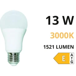 Lampadine Led-Life Electronics Life lampadina e27 13w 3000k 1521lm 290 goccia 39.920315c30