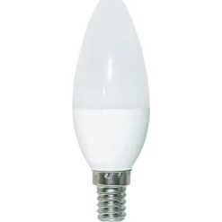 Lampadine Led-Life Electronics Life lampadina led e14 4,5w 3000k 470lm candela bianco ottica 290