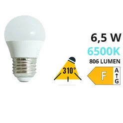 Lampadine Led-Selezionato da Mazzolaluce Life lampadina led e27 6,5w 6500k 806 lumen ottica 270
