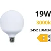 Lampadine Led-Life Electronics Life lampadina led globo e27 19w 3000k 2452lm ottica 300