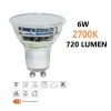 Lampadine Led-Life Electronics Life lampadina led gu10 6,7w 2700k 720 lumen ottica 100