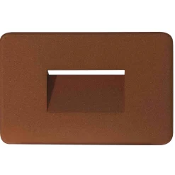 Segnapasso Led-Life Electronics Life luce segnapasso marrone led 2w 3000k da incasso per esterno ip65