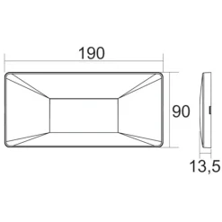 Segnapasso Led-Life Electronics Life segnapasso per esterno bianco ip65 led tricolor 3000k 4000k 6500k