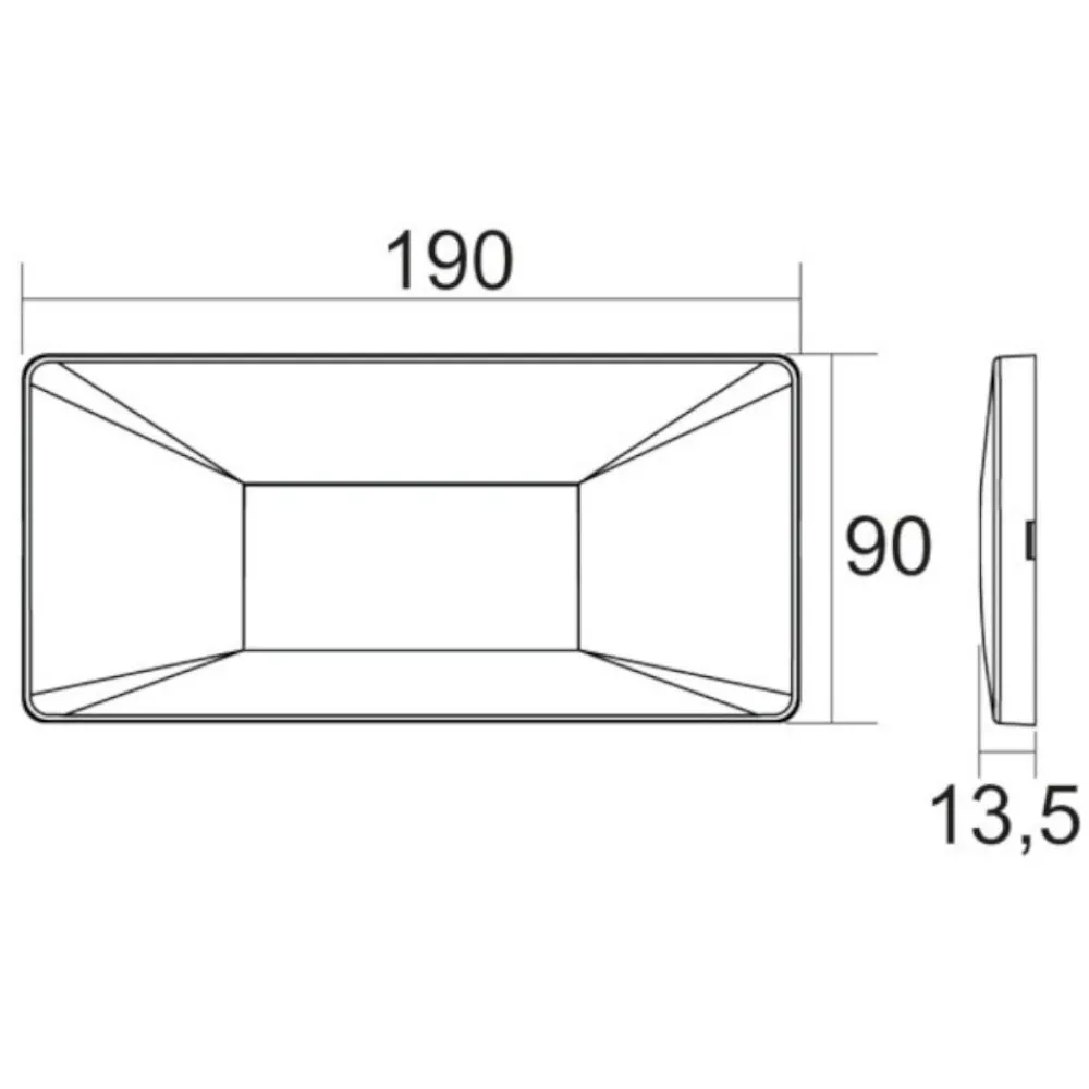 Segnapasso Led-Life Electronics Life segnapasso per esterno bianco ip65 led tricolor 3000k 4000k 6500k