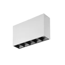 Plafoniere Moderne-Ideal Lux Lika pl plafoniera con faretti led 12w 3000k bianca