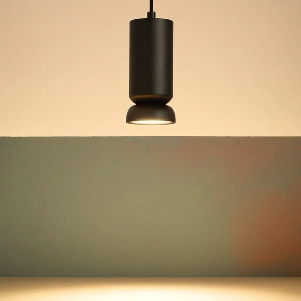Lampade A Sospensione-Ondaluce Lilium lampada a sospensione nero gu10 per tavolo da pranzo