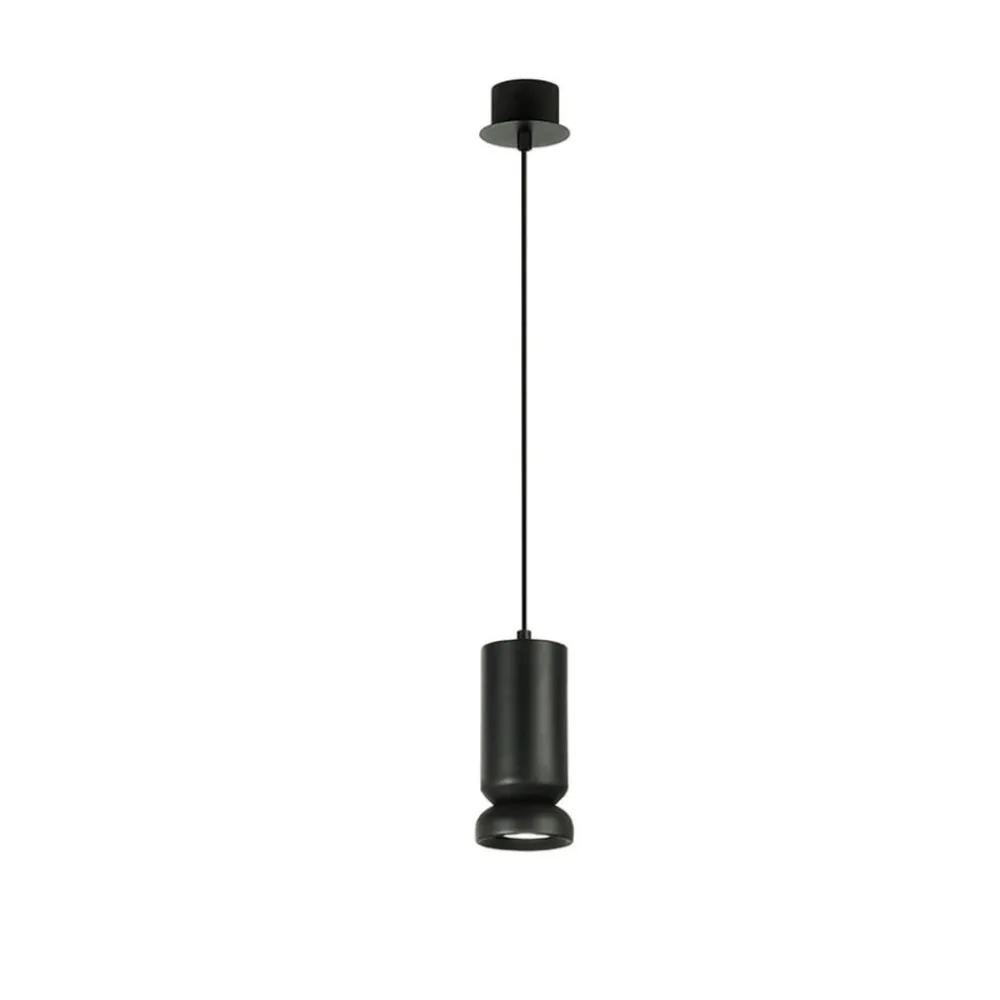 Lampade A Sospensione-Ondaluce Lilium lampada a sospensione nero gu10 per tavolo da pranzo
