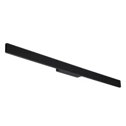 Applique Da Esterno-Ideal Lux Linea ap d104 applique da esterno led 20w 3000k nera rettangolare