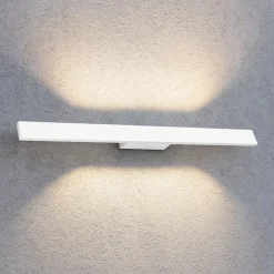 Applique Da Esterno-Ideal Lux Linea ap d104 applique da esterno bianca led 20w 3000k