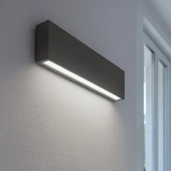 Applique Da Parete-Linea Light applique box w1 cemento led 14w 3000k mono emissione