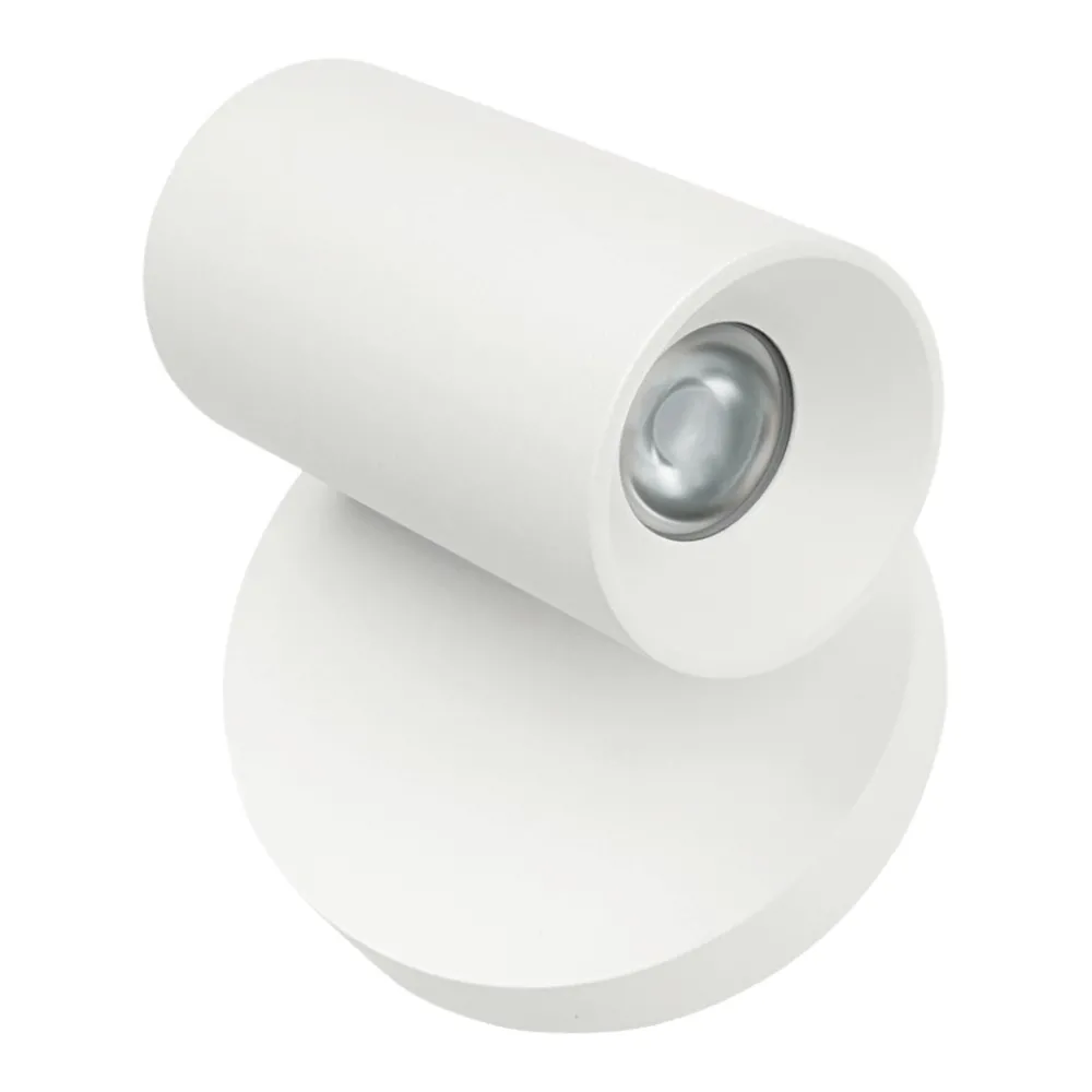Applique Camera Da Letto-Linea Light bart w applique bianco led 5w 3000k con interruttore