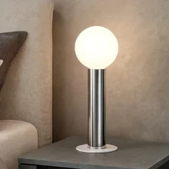 Abat Jour-Linea Light birba tab lampada da comodino abat-jour moderna alluminio lucido