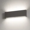 Applique Da Parete-Linea Light box w2 applique led 19w 4000k cemento bi emissione