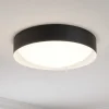 Plafoniere Moderne-Linea Light crew 2 plafoniera led 22w 3000k bianco nero