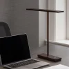 Lampade Da Tavolo-Linea Light dubcolor lampada da scrivania marrone led portatile