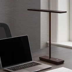 Lampade Da Tavolo-Linea Light dubcolor lampada da scrivania marrone led portatile
