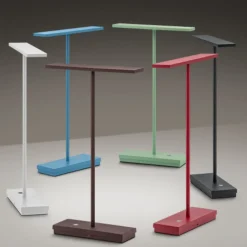 Lampade Da Tavolo-Linea Light dubcolor lampada da scrivania marrone led portatile