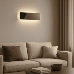Applique Da Parete-Linea Light gemini applique led 2700k bronzo specchiato