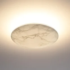 Plafoniere Moderne-Linea Light gemini plafoniera moderna bianca led 3000k